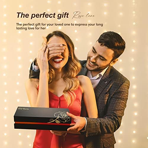 Gold Dipped Rose 24K Gold Artificial Flower Gift for Women