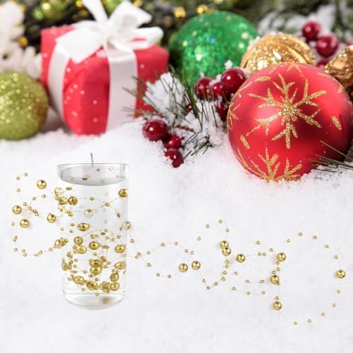 5 Pack Floating Pearl String for Candles Centerpiece