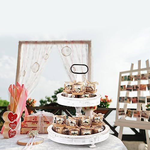 Retisee Wood Candle Holders 16 Sets Wedding Favors