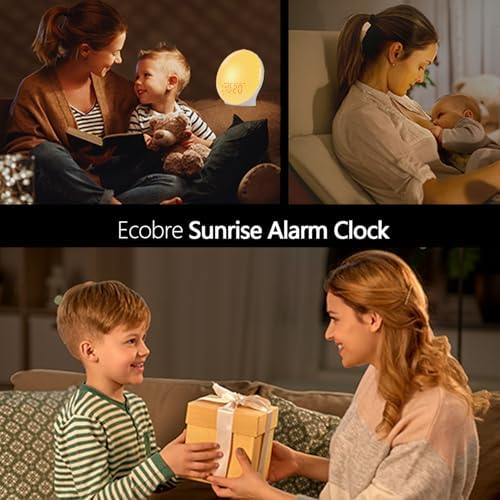 Ecobre Sunrise Alarm Clock with Bluetooth Speaker