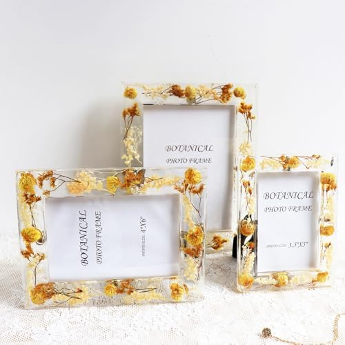 Botanical Picture Frame with 35x5 4x6 5x7 Sizes