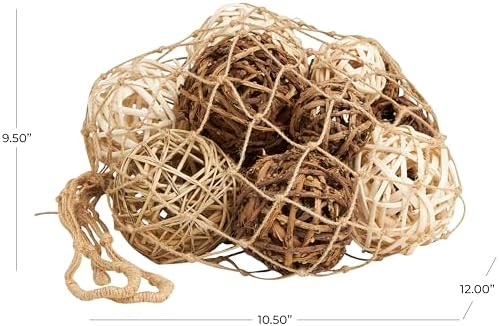 Deco 79 Dried Plant Decorative Orbs Vase Filler