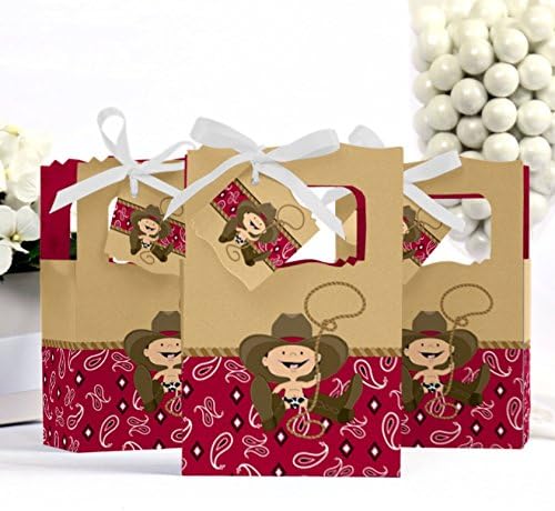 Big Dot of Happiness Little Cowboy Party Favor Box Set