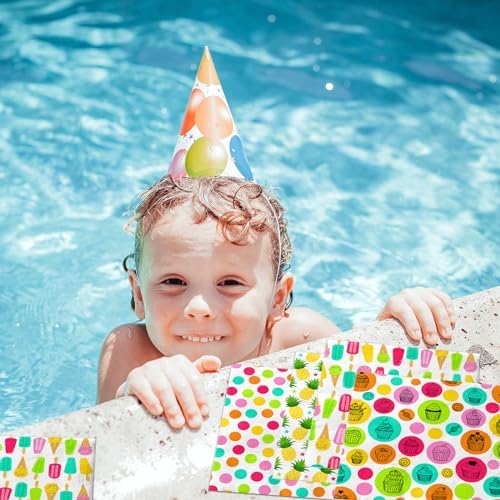 40Pcs Tropical Summer Birthday Napkins