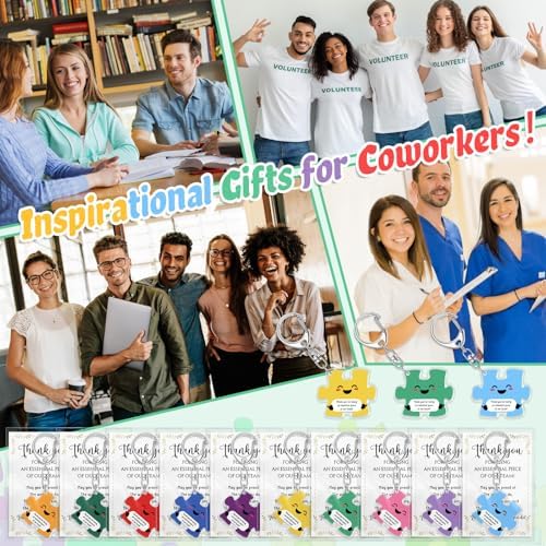 Geelin Team Puzzle Keychain Gift Set