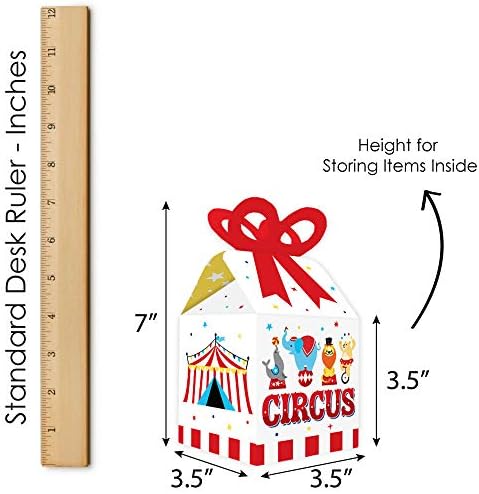 Big Dot of Happiness Carnival Bow Boxes Set of 12