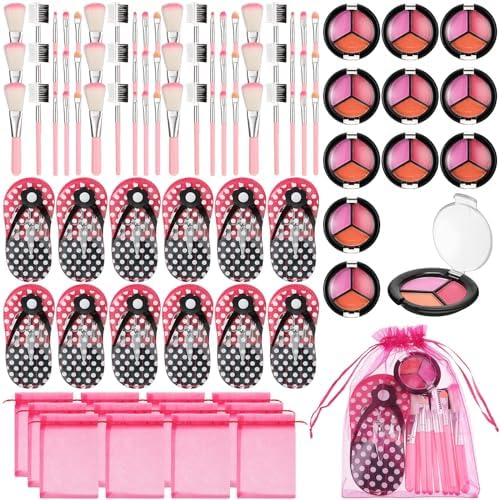 12 Sets Kids Spa Party Kit for Girls Makeup and Manicure Supplies