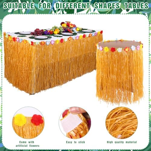 Blosssound 114 Pcs Hawaiian Luau Party Decorations Set