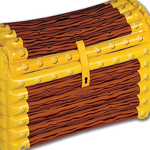 Beistle 3-Pack Inflatable Treasure Chest Coolers