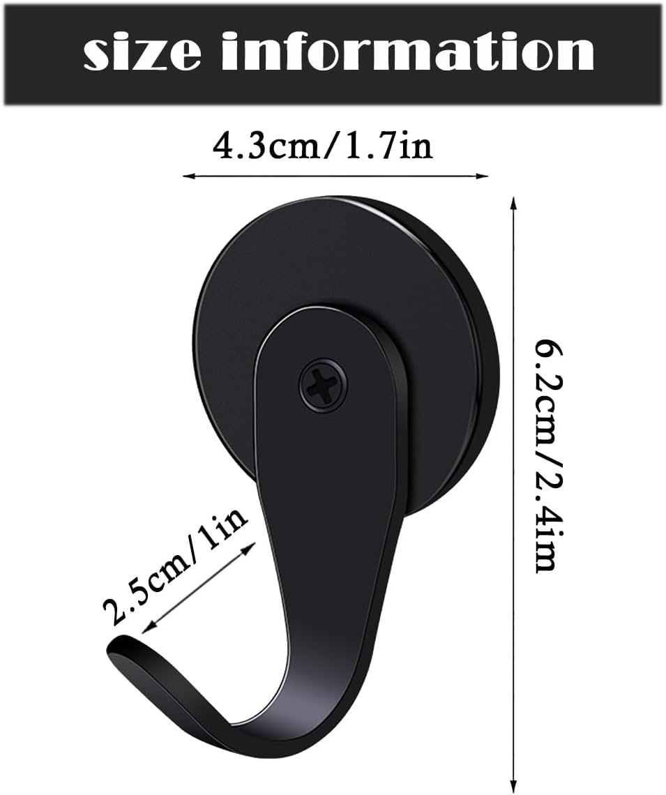 Magnetic Wreath Hanger with 6lbs Holding Capacity for Metal Doors