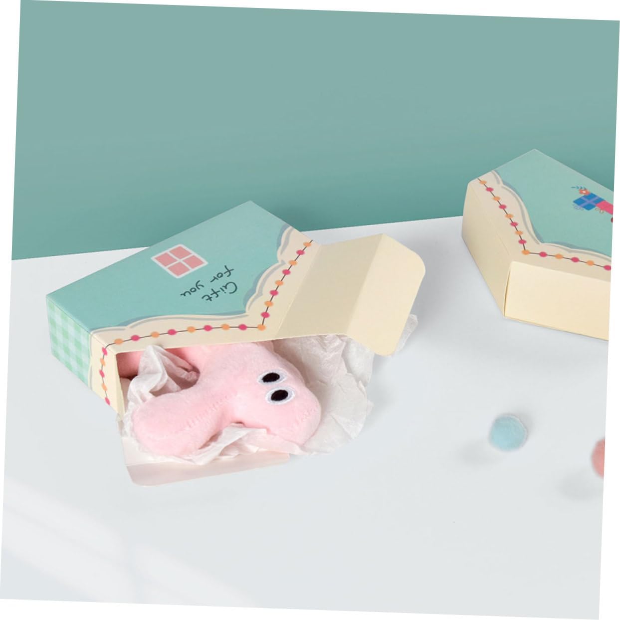 10pcs Cute House Shaped Treat Boxes for Parties