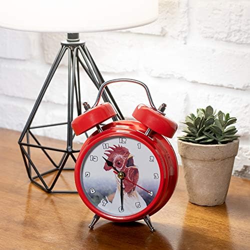Wacky Wakers Red Rooster Alarm Clock with Rooster Sound