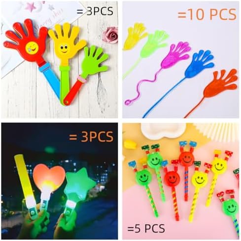 Moon Waves Party Favors Toys with Storage Case 66 PCS Bundle