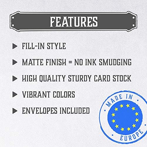Movie Party Invitations with Envelopes Pack of 25