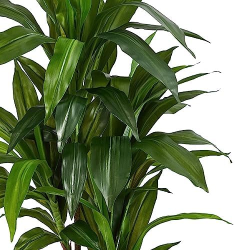 Nearly Natural 48in Dracaena Silk Plant Real Touch Green