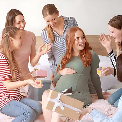 77PCS Baby Shower Games Kit with Blocks and Painters