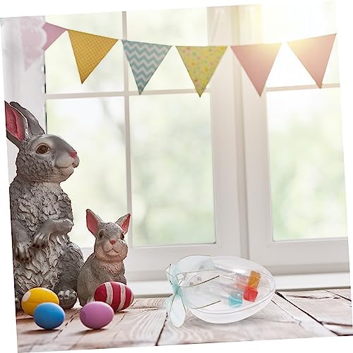 6pcs Clear Easter Candy Boxes for Party Supplies