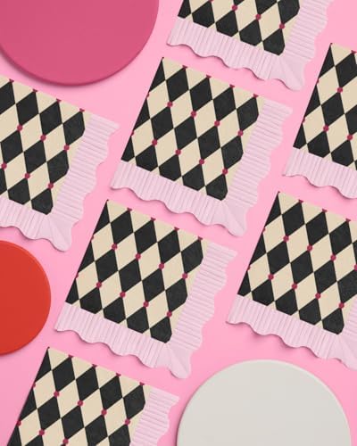 Xo Fetti Checkered Circus Paper Napkins 24pcs 3-ply