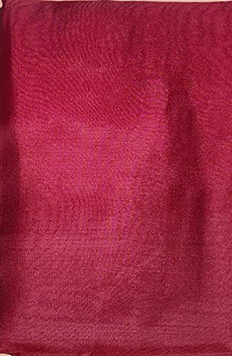 3 Piece Sheer Panel and Scarf Curtain Combo Set Burgundy