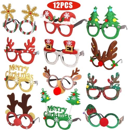 CCINEE Christmas Party Glasses Frames