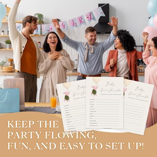 Winnie The Pooh Baby Shower Game Cards Set of 30