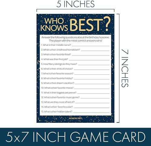 DISTINCTIVS 18th Birthday Party Games Bundle