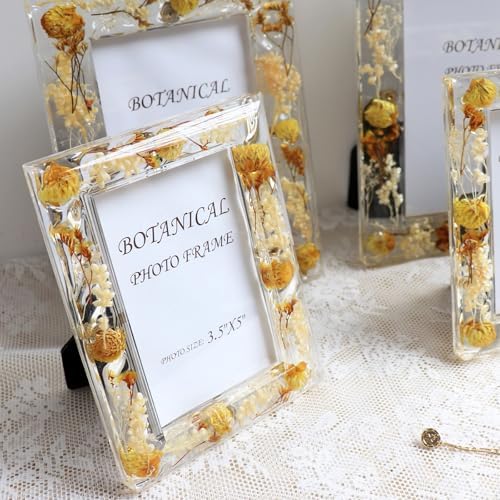 Botanical Picture Frame with 35x5 4x6 5x7 Sizes