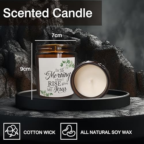 Mancheng ZI Christian Candle - Give Me Jesus Inspirational Gift for Women