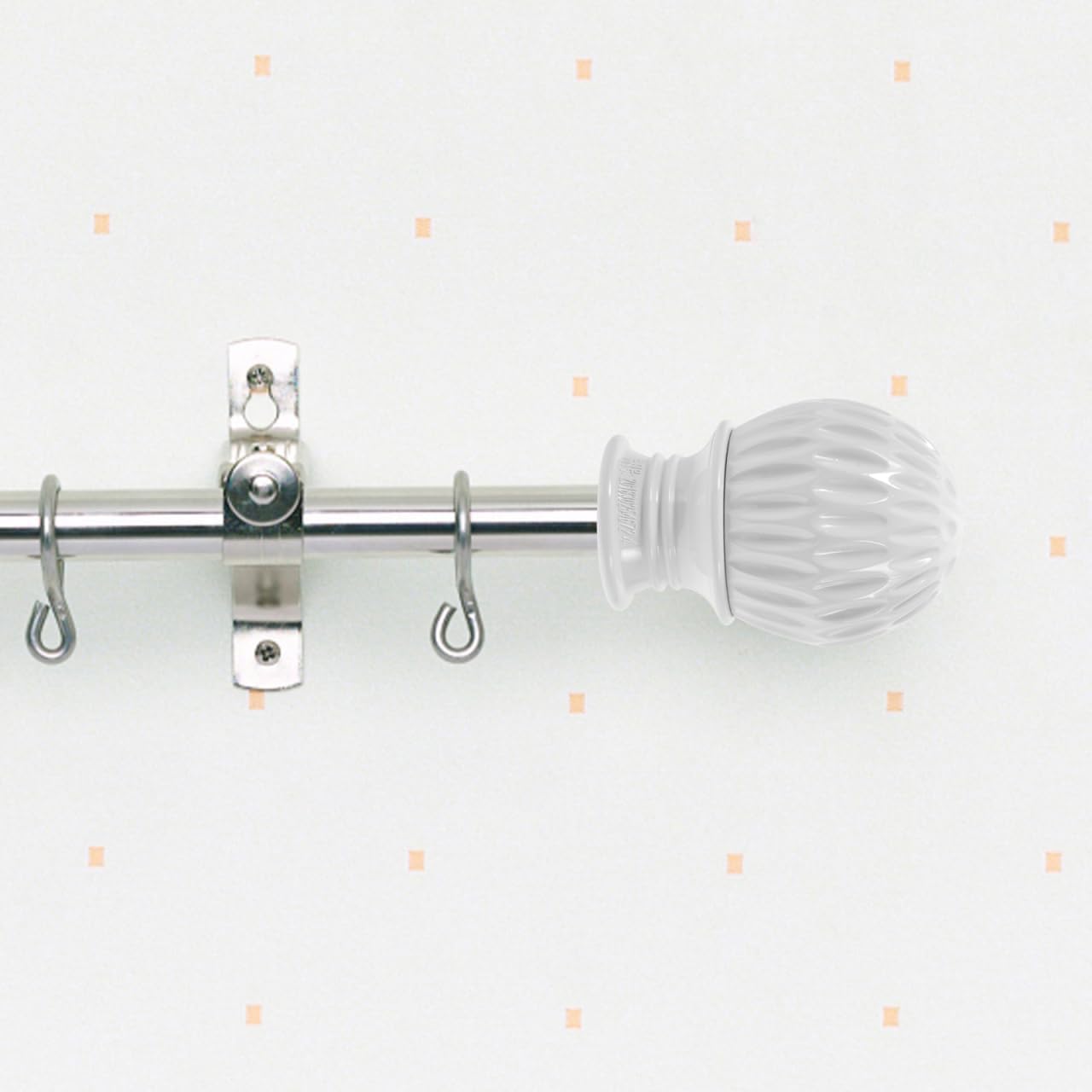 DOITOOL 2 Pcs Curtain Rod Finials Replacement for 20-22mm Diameter Rods