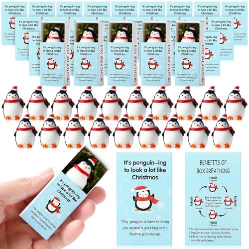 50 Piece Christmas Penguin Mini Gift Set Inspirational