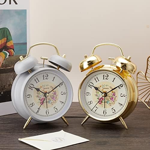 4 Inch Loud Alarm Twin Bell Clock with Night Light