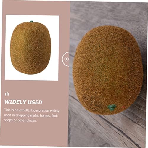 Zerodeko 4Pcs Plastic Fake Kiwi Fruit Decor