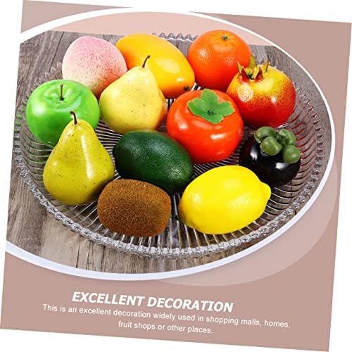 Zerodeko 4Pcs Plastic Fake Kiwi Fruit Decor