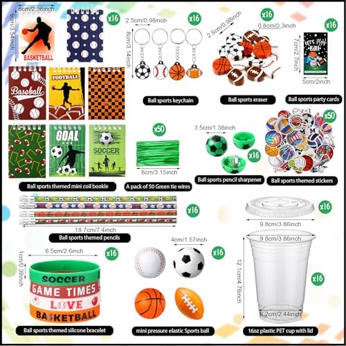 Colarr 195 Pcs Multi Item Party Favor Pack