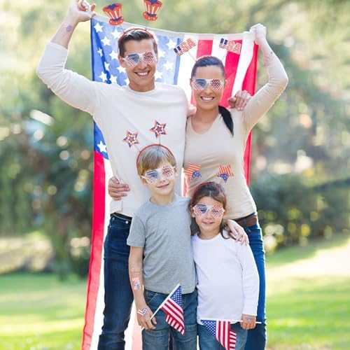 65pcs Patriotic Party Supplies for 4th of July Celebration