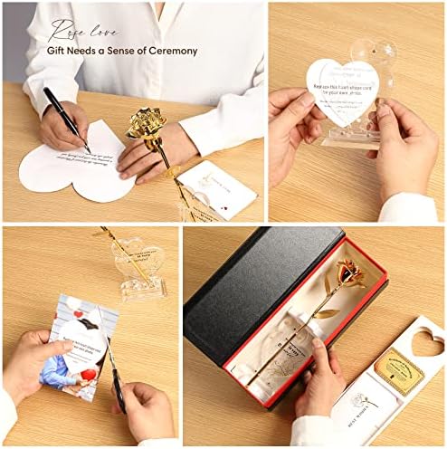 Gold Dipped Rose 24K Gold Artificial Flower Gift for Women