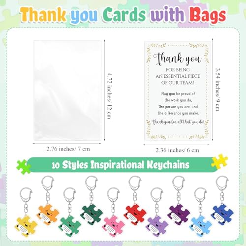 Geelin Team Puzzle Keychain Gift Set