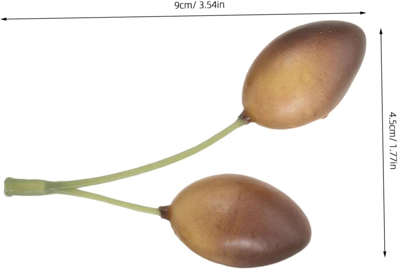 Zerodeko 10pcs Lifelike Olive Artificial Decorations