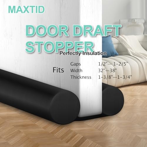 MAXTID Door Draft Blocker Insulation Seal 38 Inch