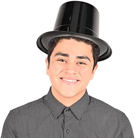 Beistle 24 Piece Plastic Top Hats for Party Supplies