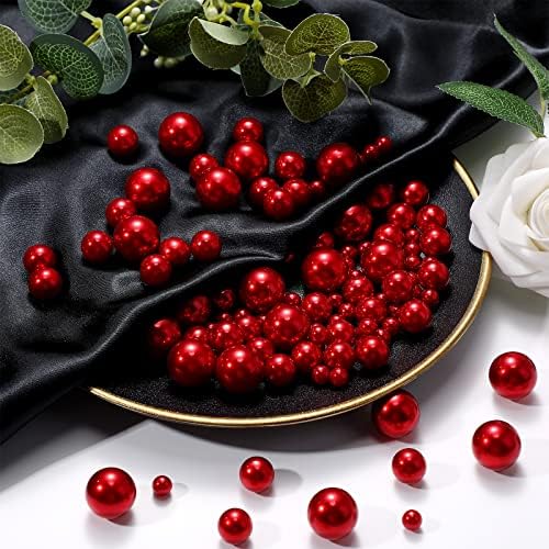 Fumete 10162 Pcs Floating Candles for Centerpieces Red
