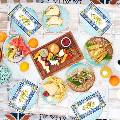 Amalfi Coast Party Decor Napkins Set 100 Pcs