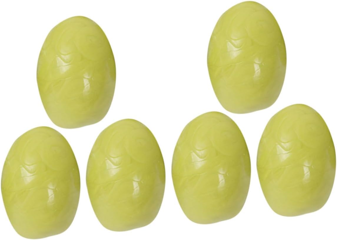 BESTOYARD 6Pcs Realistic Green Jujube Artificial Fruit Decor