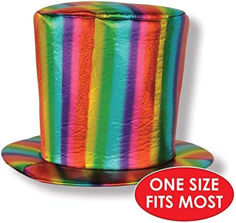 Beistle Fabric Rainbow Hat for Parties