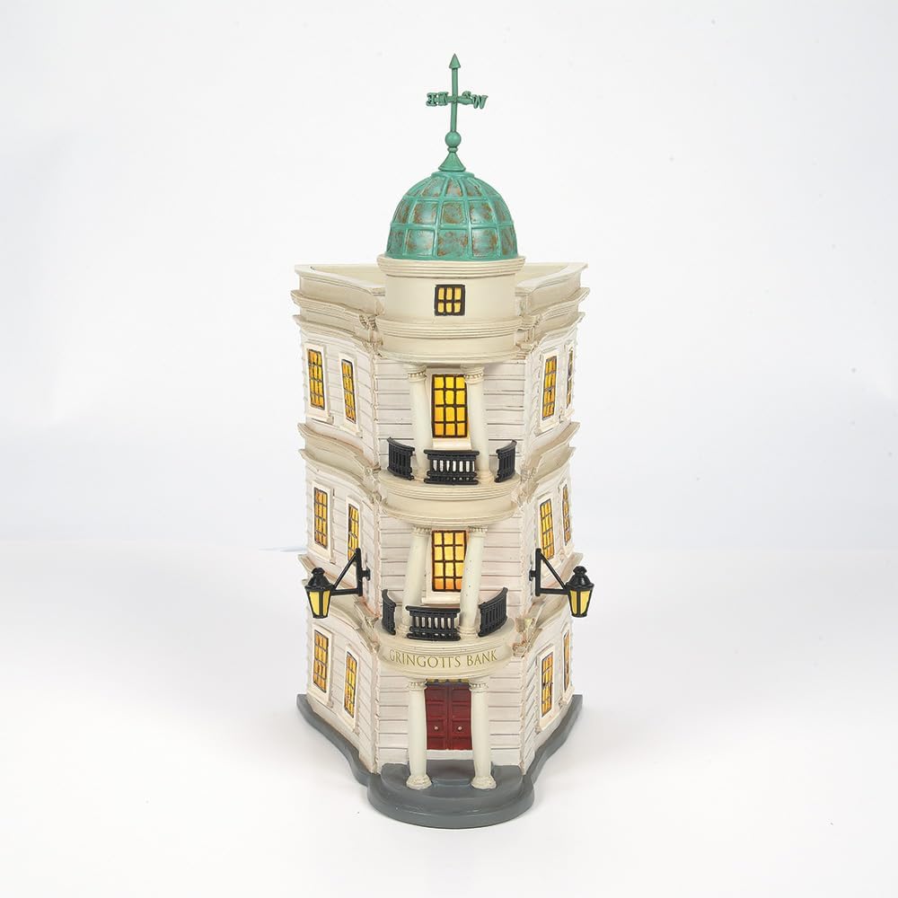 Department 56 Harry Potter Gringotts Bank Lit Building 1016 Inch