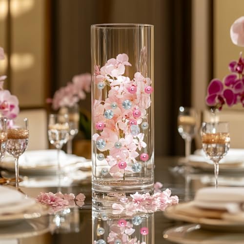 HappyFiller 1075 PCS Floating Pearl Beads Vase Filler