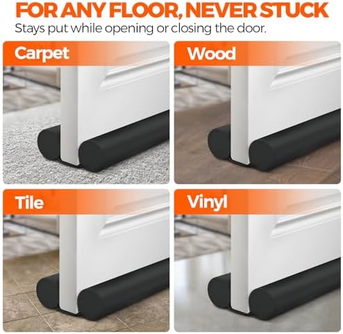 Holikme Door Draft Stopper Adjustable Weather Stripping