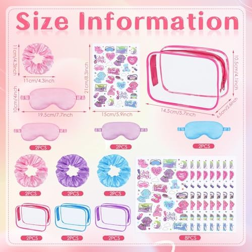 YLOLUL 24 Piece Spa Party Favor Set for Girls