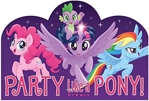Amscan My Little Pony Party Invitations Set of 8