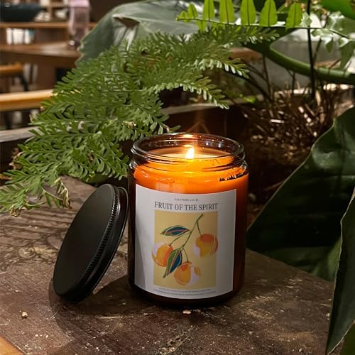 Galatians 522-23 Christian Candle 8oz